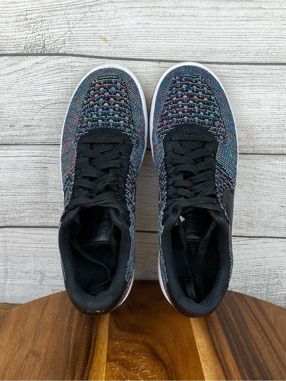 Nike Air Force 1 Ultra Flyknit Low Blue Lagoon Multi-Color Shoe Men’s Size 10